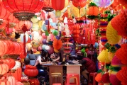 Yiwu-commodity market booth for lanterns