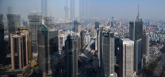 Shanghai Citypattern Lujiazui Panorama