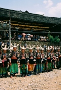 Miao Village performance by women, close to Duyun
