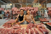 Beijing Meat Market Xinfadi, Couple, brandeins