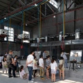 Glass Museum, architect Logon, visitors group workshop, Shanghai Baoshan