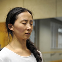Mrs Li Ling Xi-in a Shanghai dance studio- Rubato Dance Company- brandeins