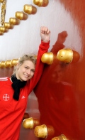 Britta Heidemann Olympic Fencing Champion 2008, Beijing, Temple of Heaven, Lufthansa Magazine