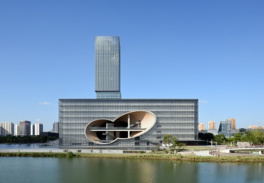 Architecture wallpaper Shanghai City Guide Poly Grand Theatre by Architect Tadao Ando