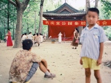 Chinese Opera Singer in Park